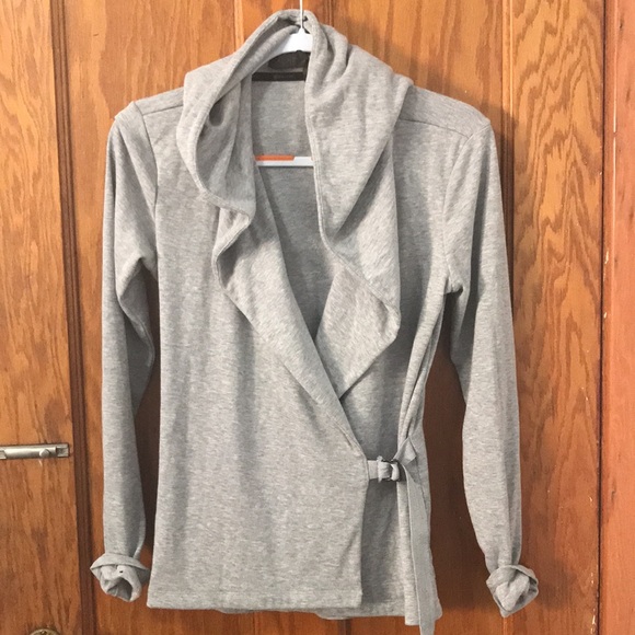Gaiam Womens Jessica Biel Bryant Wrap Grey Heather - Picture 3 of 5